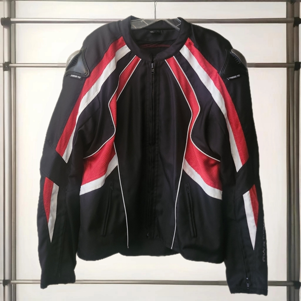 FRANK THOMAS UK MOTORCYCLE JACKET SIZE XL LIKE NEW CONDITION